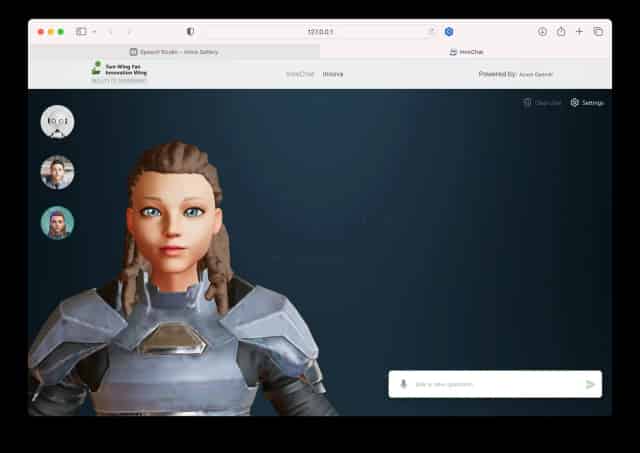 Custom Avatar Chatbot project cover image